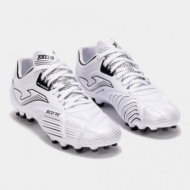 Scarpe Calcio Joma Score 2502 AG Artificial Grass Bianca e Nera
