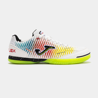 Scarpe Calcio a 5 Joma Top Flex 2576 White Yellow Red Futsal Indoor