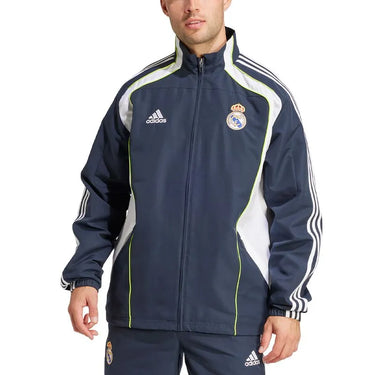 Adidas Giacca Calcio Tuta Real Madrid UBP Track Top Blu 2025/2026