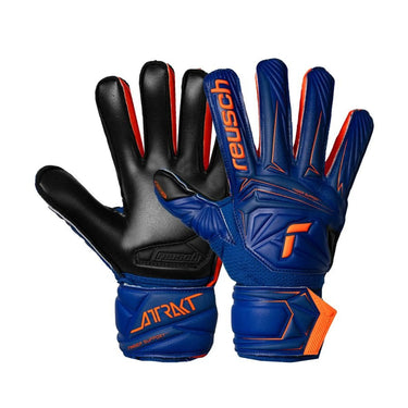 Guanti Portiere Ragazzo Reusch Attrakt  Infinity Finger Support Junior Sharp Blue