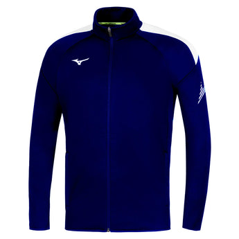 Felpa Giacca Tuta MZNRB Mizuno Sweat Jacket Adulto Blu Navy