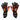 Guanti Calcio Portiere Reusch Attrakt Fusion Carbon 3D Shocking Orange