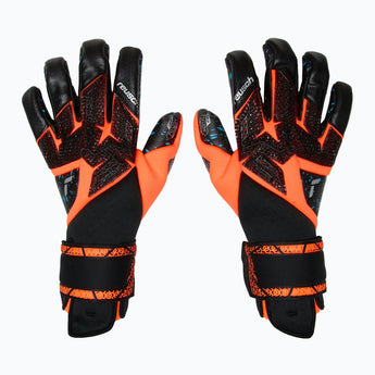 Guanti Calcio Portiere Reusch Attrakt Fusion Carbon 3D Shocking Orange