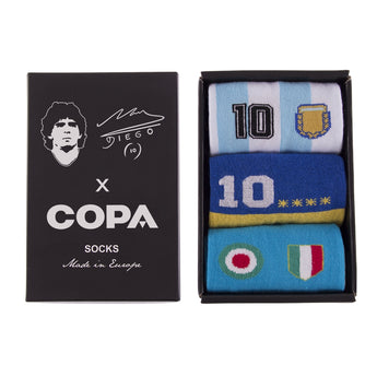 Box Set Calze Cotone Copa Football Maradona X Copa Number 10