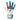 Guanti Portiere Reusch Attrakt Speed Bump White Light Blue
