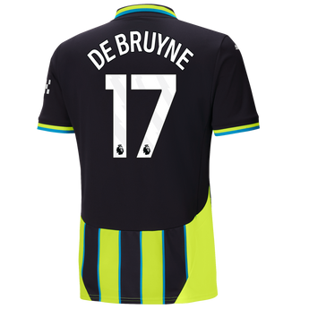 Maglia Calcio Puma Manchester City Away MCFC 2024/2025 #17 De Bruyne