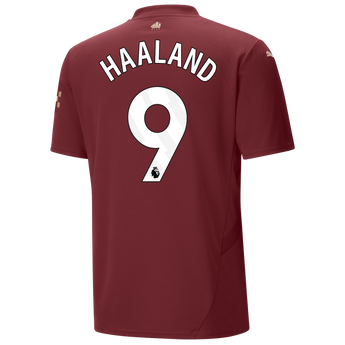 Maglia Calcio Puma Manchester City Away 3rd Third MCFC 2024/2025 #9 Haaland