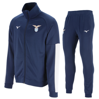 Tuta Completa Mizuno Lazio Knitted Travel Suit Blu Ragazzo 2025/2026