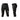 Pantaloni Portiere GiSIX G6 Match 3/4 Neri A094