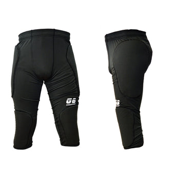 Pantaloni Portiere GiSIX G6 Match 3/4 Neri A094