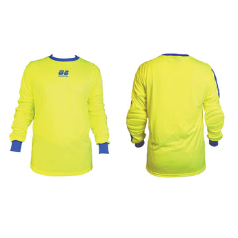 Maglia Calcio Portiere Allenamento Training GiSix G6 con protezioni (A102) Giallo Blu