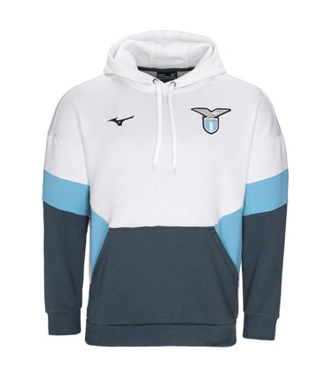 Felpa Cappuccio Calcio Mizuno Lazio Retro Over The Head Hoodie 2025/2026