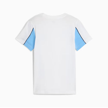 Puma Tee Maglietta MCFC FtblARCHIVE Manchester City Bianca Azzurra 2024/2025