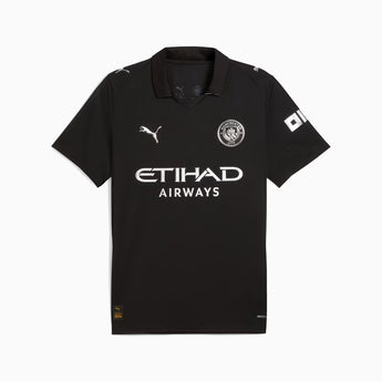 Maglia Calcio Puma Manchester City Away Nera MCFC 2025/2026 Black
