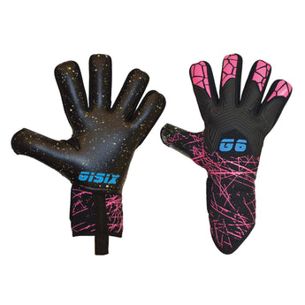 Guanti Calcio Portiere GiSix G6 Tecno 25 Pro G144 Nero