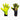 Guanti Calcio Portiere GiSix G6 Crypton 26 Yellow G165