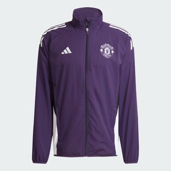 Adidas Giacca Calcio Tuta Manchester United Pre Jacket Viola 2025/2026