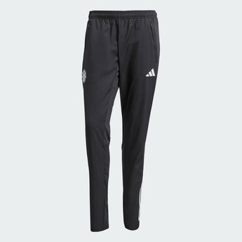 Adidas Pantaloni Calcio Tuta MUFC Manchester United Pre Pant Nero 2025/2026