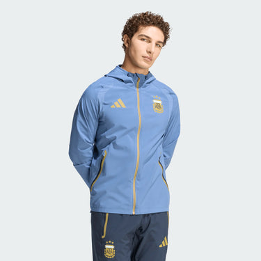 Adidas Giacca Tuta Calcio AFA Argentina Tiro Travel Full Zip WindBreaker WC2026