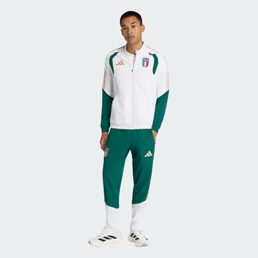Adidas Giacca Tuta Calcio Pre Jacket Italia FIGC WC2026 Bianca