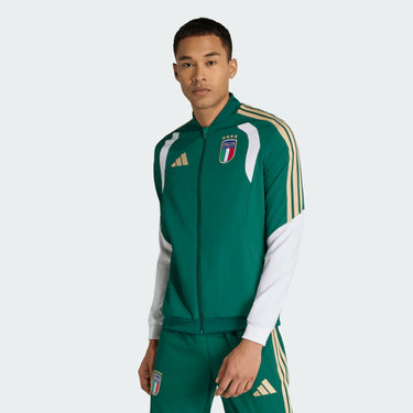 Adidas Giacca Tuta Calcio Pre Jacket Italia FIGC WC2026 Verde