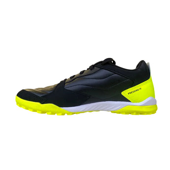 Scarpe Calcio Puma Pressing IV TT Turf Calcetto Nero-Bianco-Giallo