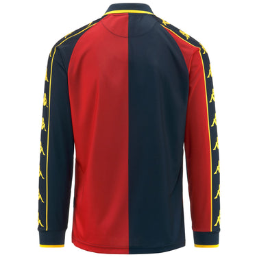 Maglia Gara Calcio Kombat 2024 Kappa Genoa Home Manica Lunga
