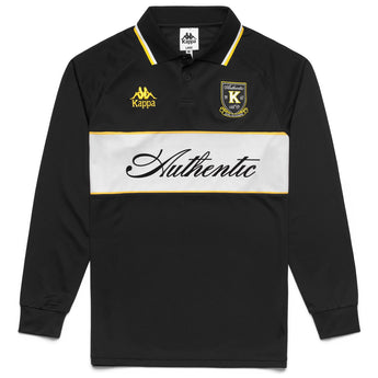 Maglia Kappa F.C. Calcio Authentic Odran Manica Lunga Nera 2025/2026