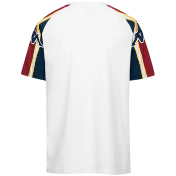 Maglia Calcio Kappa Genoa Passeggio Cotone Jersey Rebitem 2025/2026 Bianca