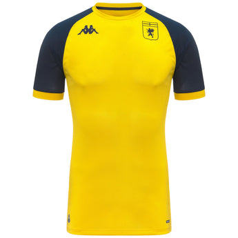 Maglia Calcio Kappa Training Genoa Allenamento Mokiba Pro 2025/2026 Gialla