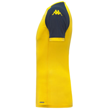 Maglia Calcio Kappa Training Genoa Allenamento Mokiba Pro 2025/2026 Gialla