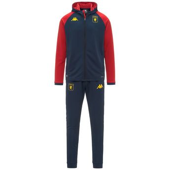 Tuta Calcio Kappa Training Genoa Junior Ragazzo Moxana Cappuccio 2025/2026