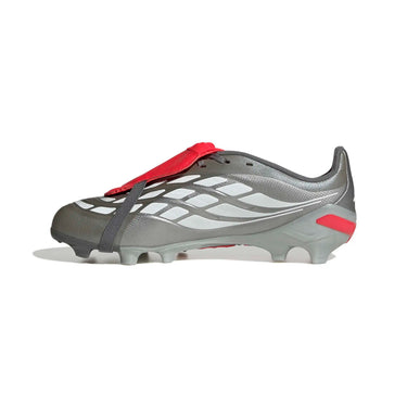 Scarpe Calcio Adidas Predator Fold Over Tongue FT FG League Ragazzo Junior Finisher Steel Pack