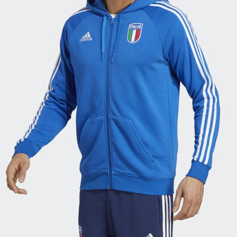 Adidas Giacca Full Zip Hoodie DNA FIGC Italia 2023/2024