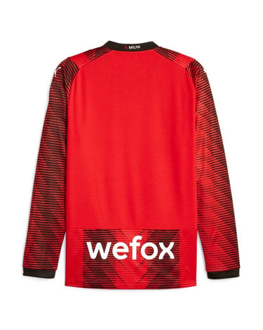 Maglia Calcio Puma AC MIlan Home Maniche Lunghe Long Sleeves 2023/2024