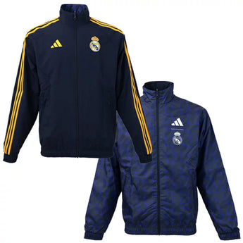 Adidas Giacca Anthem Reversibile Real Madrid Blue 2023/2024