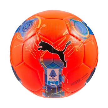 Pallone Calcio Puma Orbita Serie A Fifa Quality 2025/2026 misura 5 in Box Orange Invernale