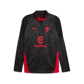 Puma Calcio ACM Milan Training 1/4 Zip Top Allenamento Nero 2025/2026