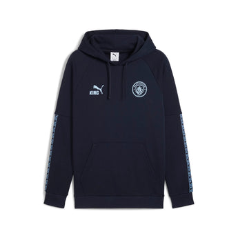 Puma Felpa Calcio Manchester City King Hoodie Cappuccio Blu 2025/2026