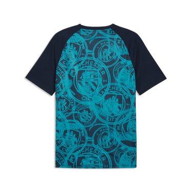 Puma Maglia Calcio Manchester City Warm Up Pre Match MCFC 2025/2026 Tropical Blue